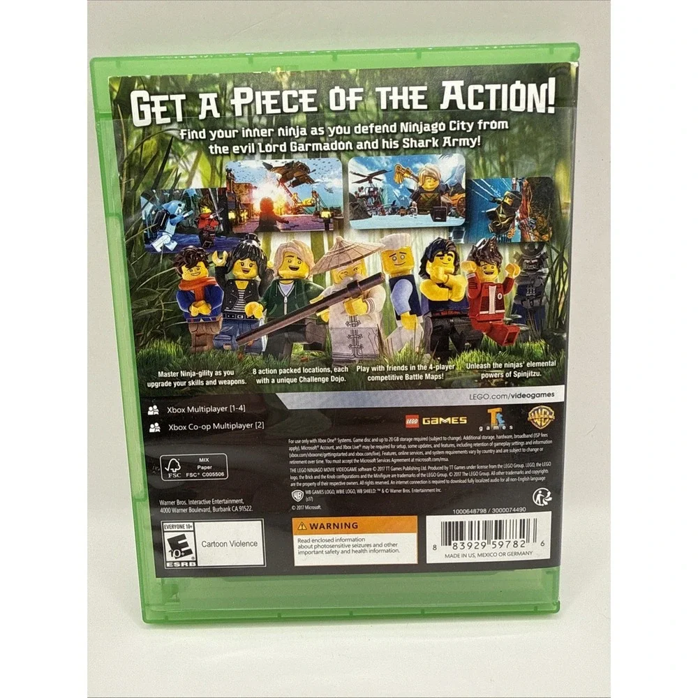 LEGO Ninjago Movie (XBOX ONE) CIB Complete | Tested & Working
